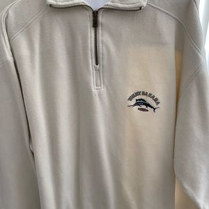 Tommy Bahama half zip light sweatshirt slightly worn size S